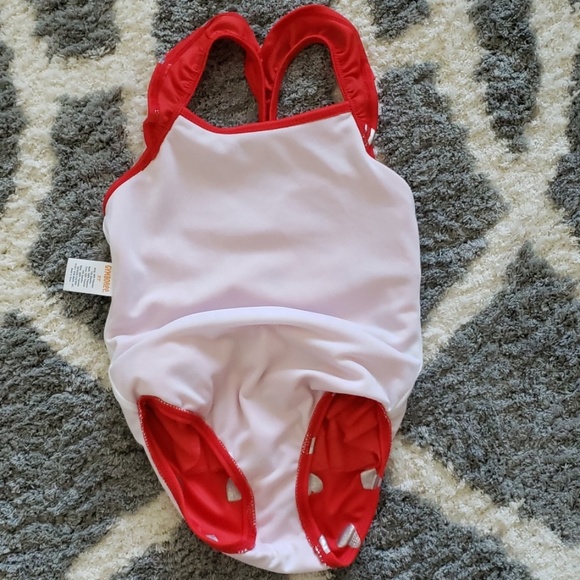 Gymboree - Hearts print swimsuit 3T - Picture 5 of 5